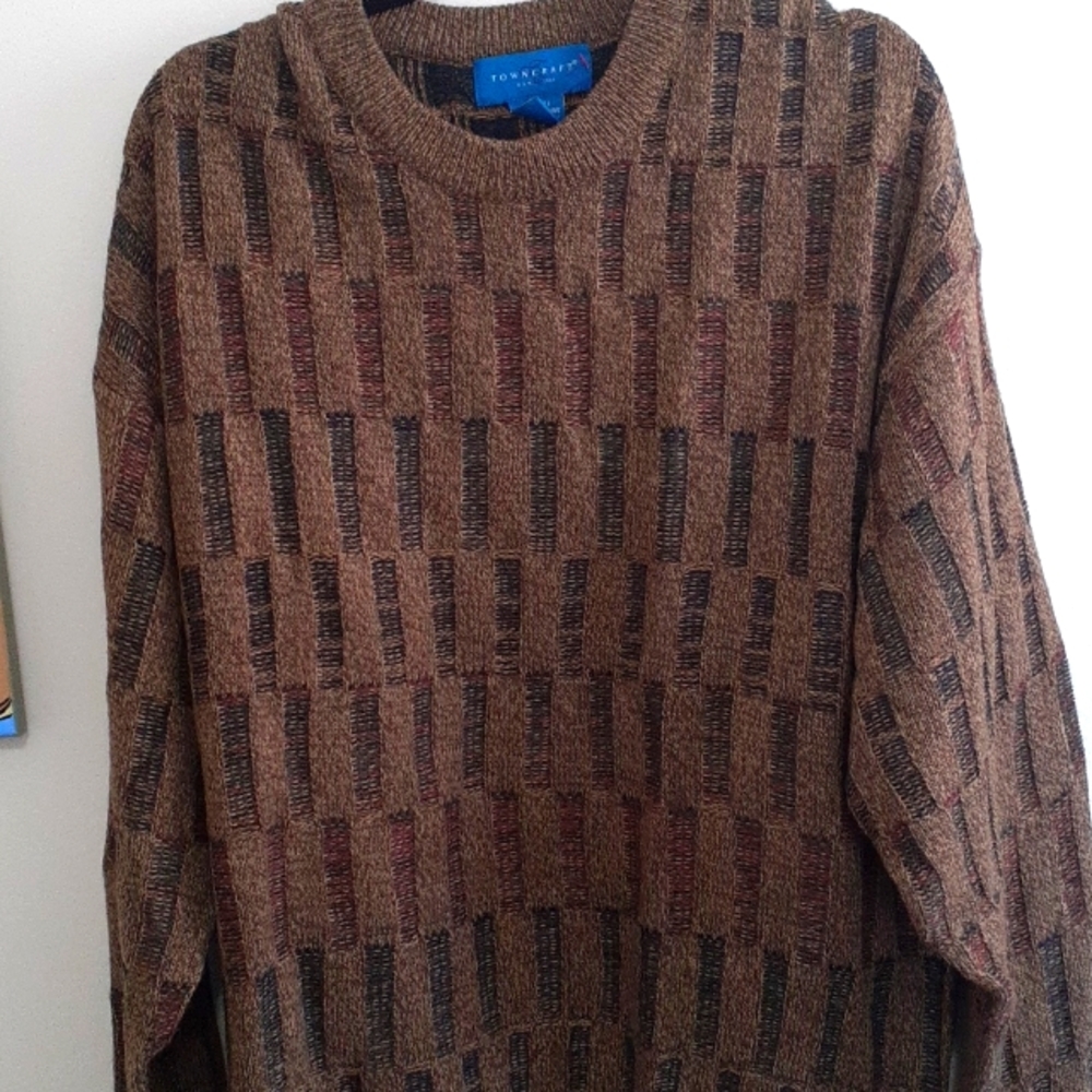 Vintage Town Craft Coogi style sweater